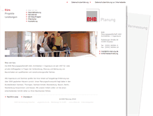 Tablet Screenshot of bhb-planung.de
